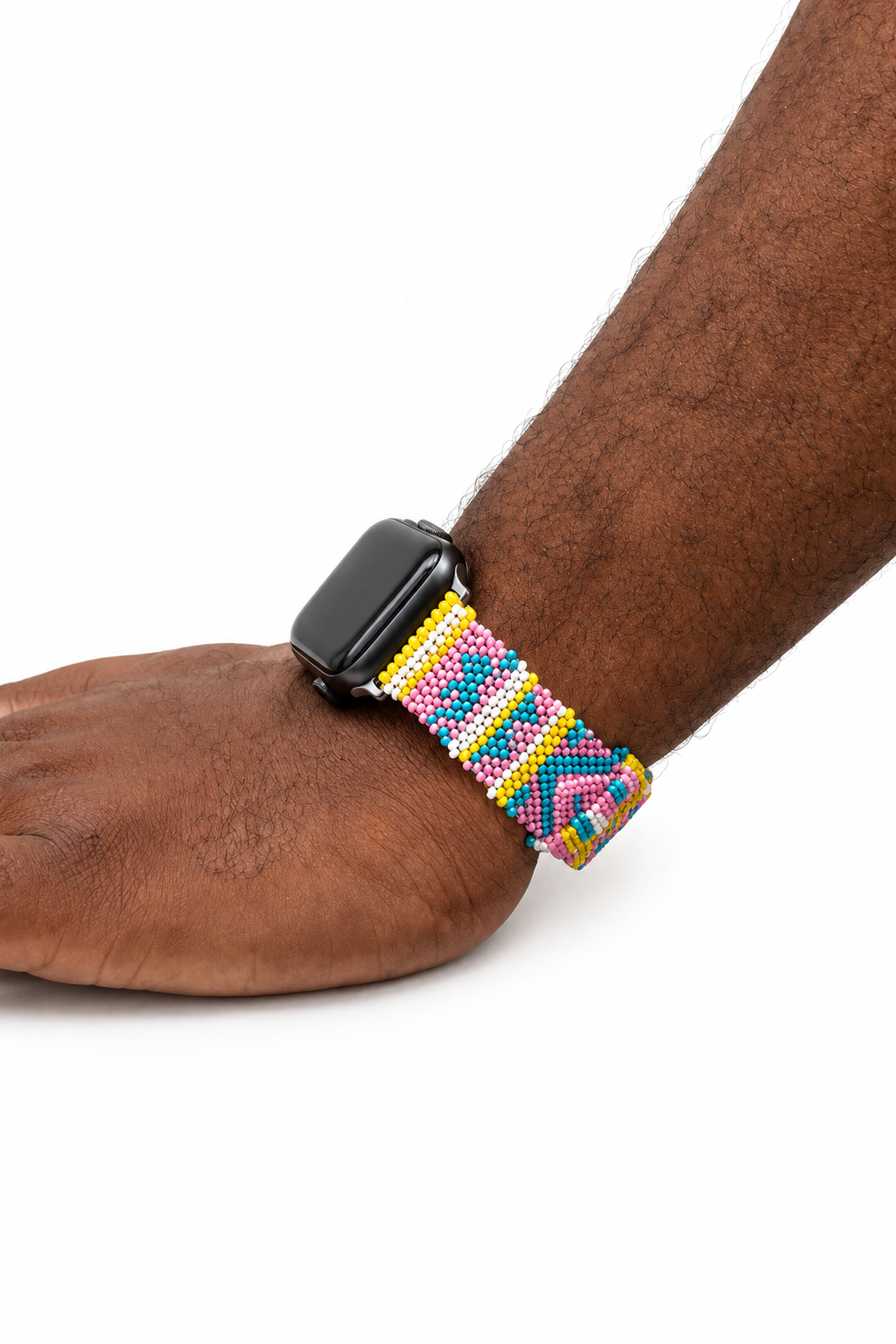 LN Umusa — Handgefertigtes Perlenarmband für Apple Watch