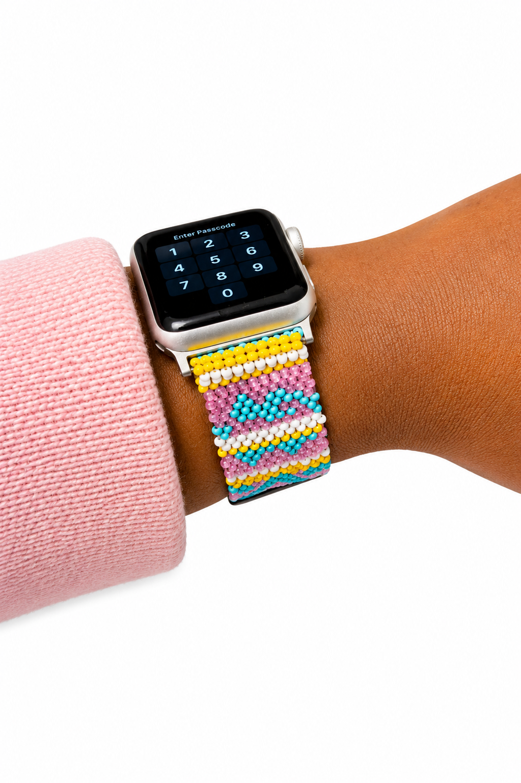 LN Umusa — Handgefertigtes Perlenarmband für Apple Watch